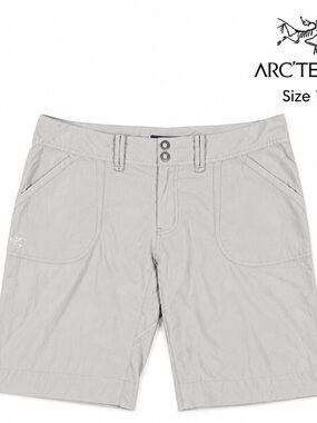 Arc’teryx Parapet Hiking Shorts Gray Size 6 Stretch Outdoor Trail